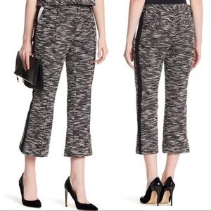 Abs by Allen Schwartz Black White Tweed Crop Pants